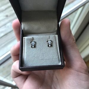 Carissima gold panda earrings